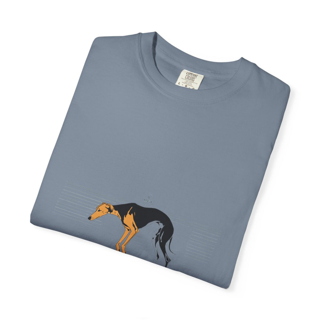 Blue Jean — Folded | Greyhound '45mph Couch Potato' Garment-Dyed Tee