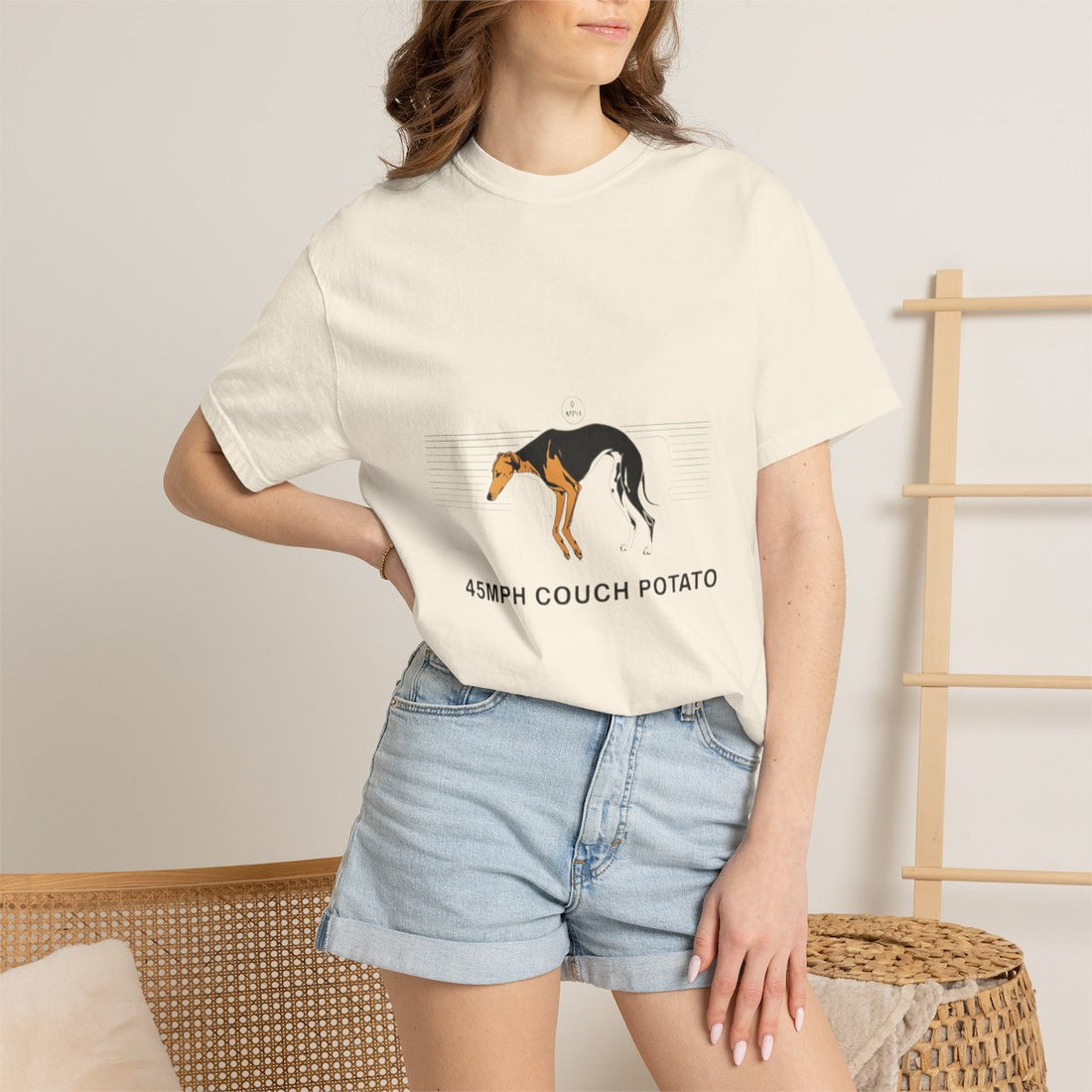Ivory — Lifestyle | Greyhound '45mph Couch Potato' Garment-Dyed Tee
