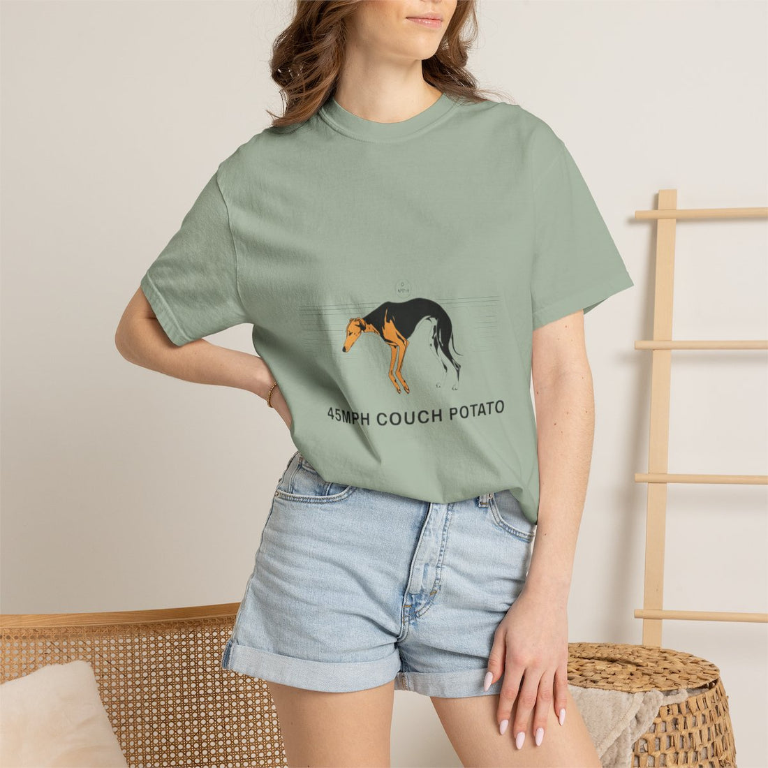 Bay — Lifestyle | Greyhound '45mph Couch Potato' Garment-Dyed Tee