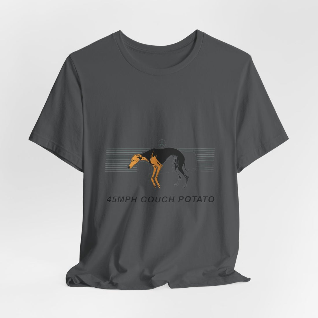 Asphalt — Hanging | Greyhound '45mph Couch Potato' Tee