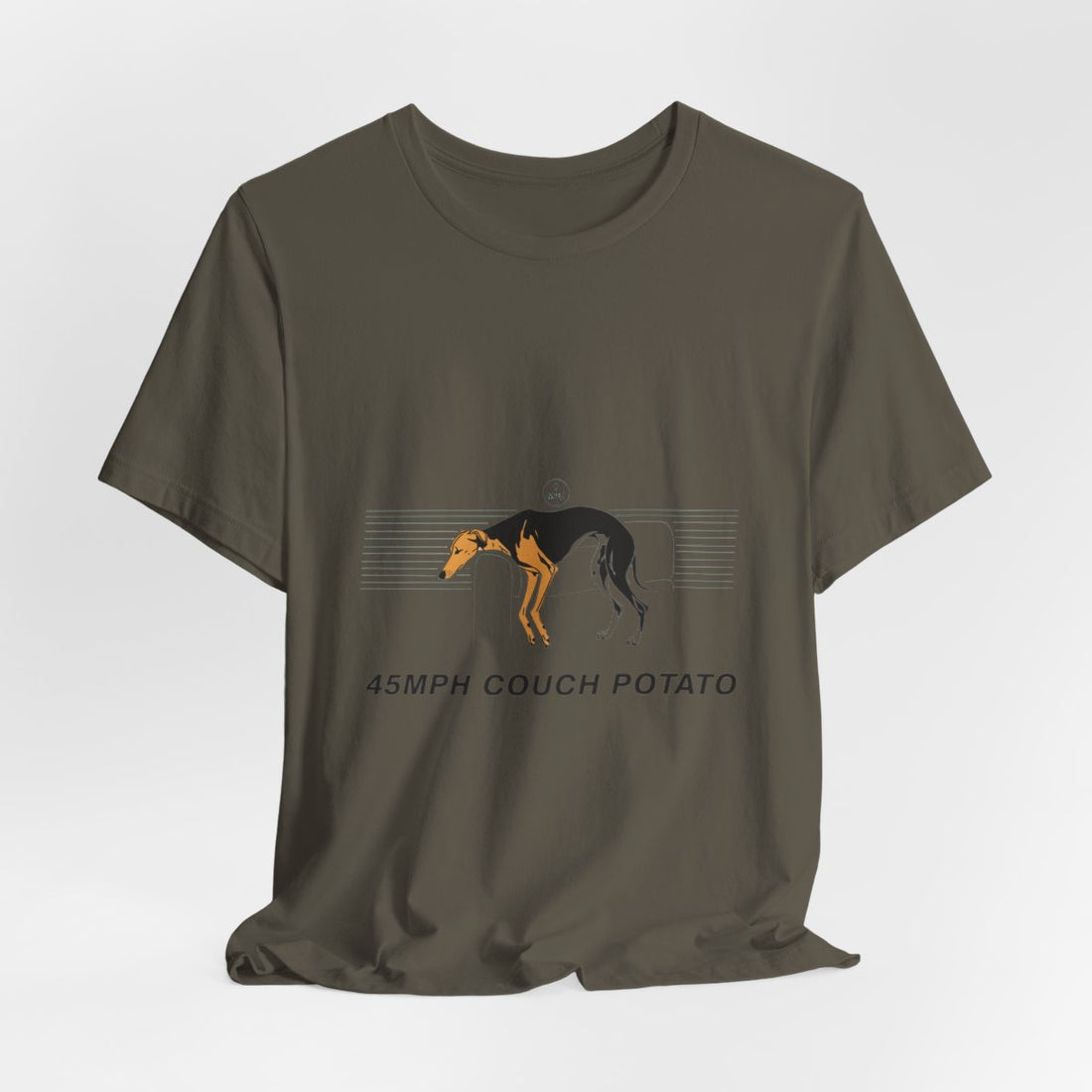 Army — Hanging | Greyhound '45mph Couch Potato' Tee
