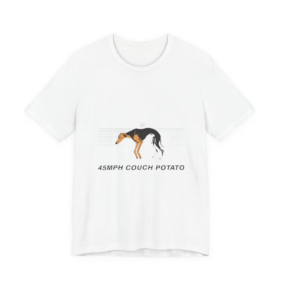 Greyhound '45mph Couch Potato' Tee