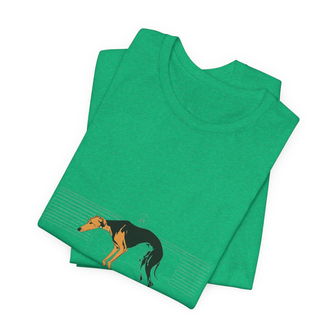 Heather Kelly — Folded | Greyhound '45mph Couch Potato' Tee