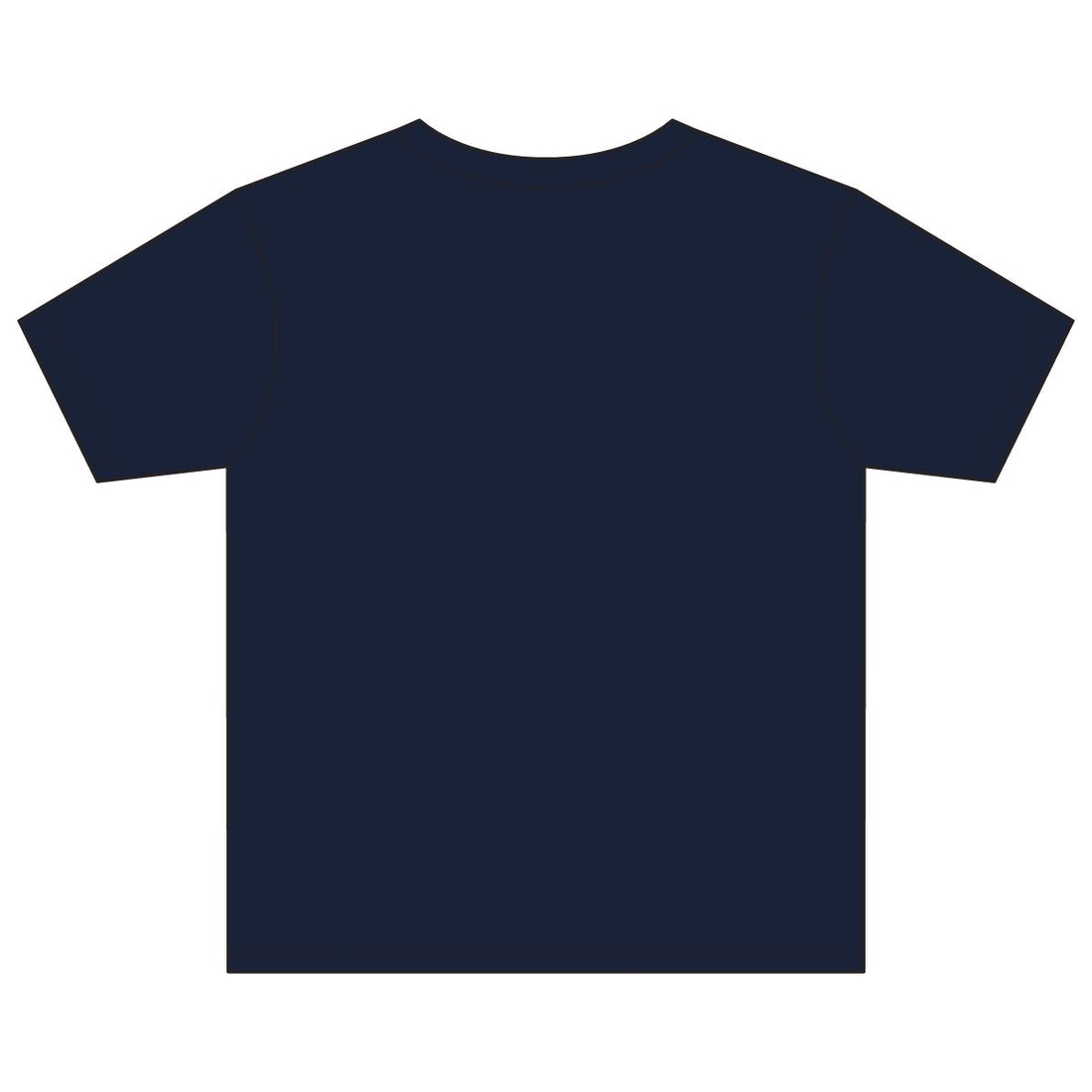 Navy — Back | Greyhound '45mph Couch Potato' Youth Tee