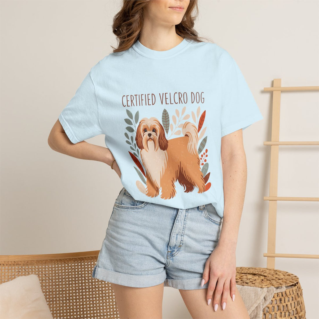 Chambray — Lifestyle | Havanese 'Certified Velcro Dog' Garment-Dyed Tee