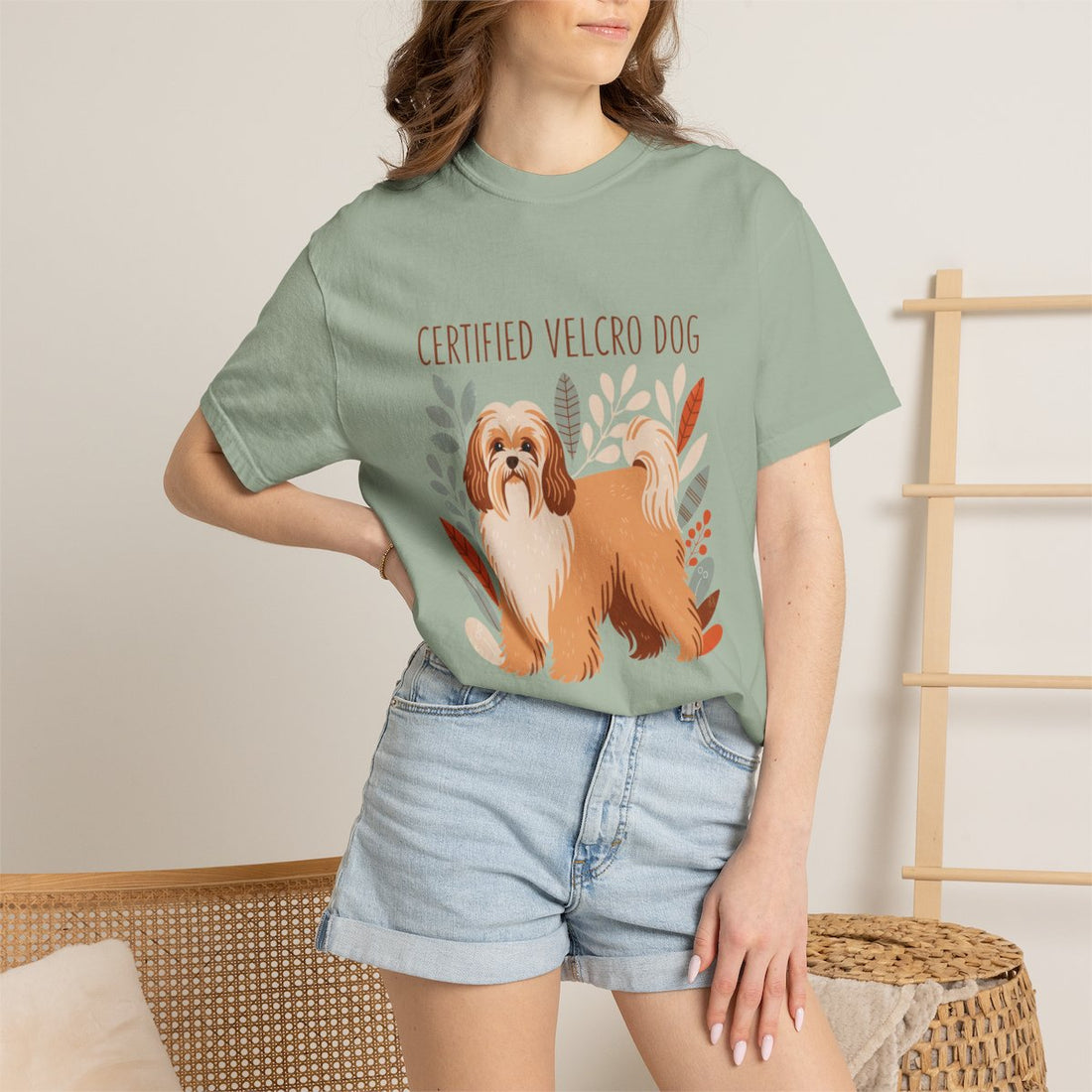Bay — Lifestyle | Havanese 'Certified Velcro Dog' Garment-Dyed Tee