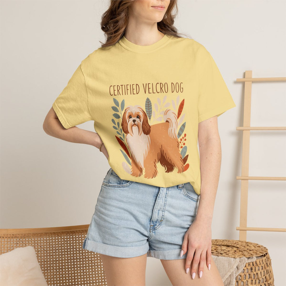Butter — Lifestyle | Havanese 'Certified Velcro Dog' Garment-Dyed Tee