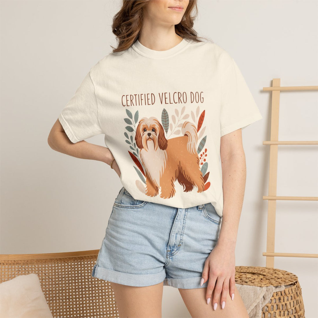 Ivory — Lifestyle | Havanese 'Certified Velcro Dog' Garment-Dyed Tee