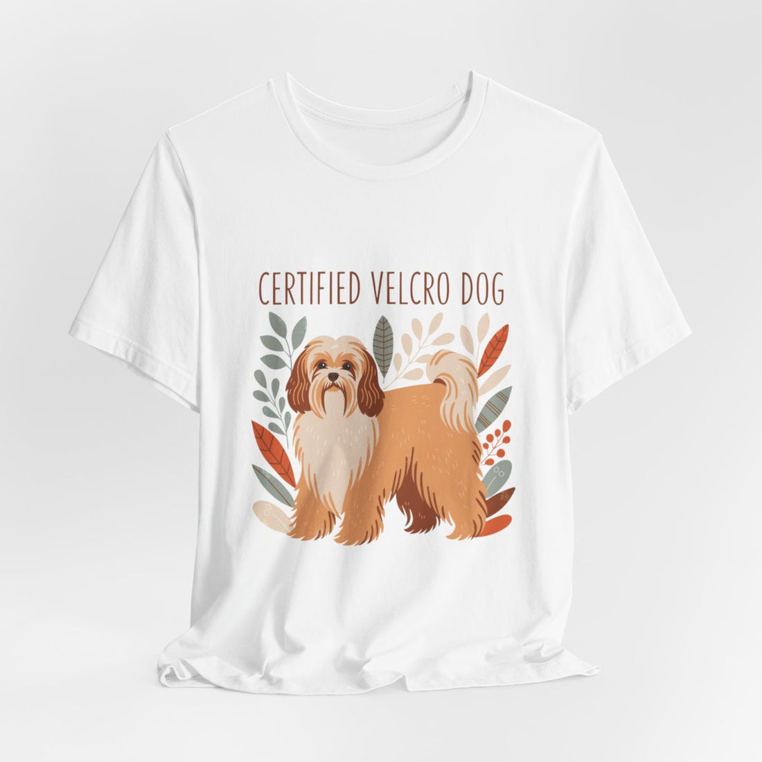 White — Hanging | Havanese 'Certified Velcro Dog' Tee