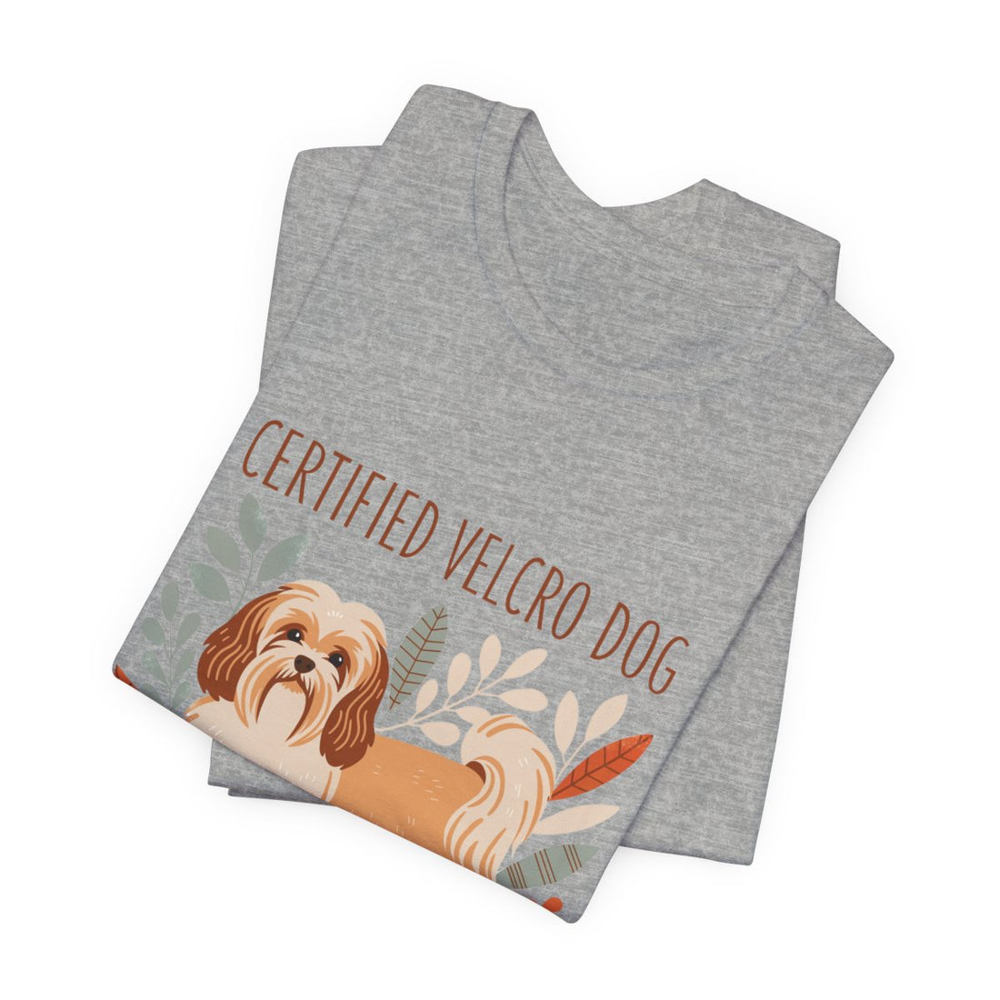 Athletic Heather — Folded | Havanese 'Certified Velcro Dog' Tee