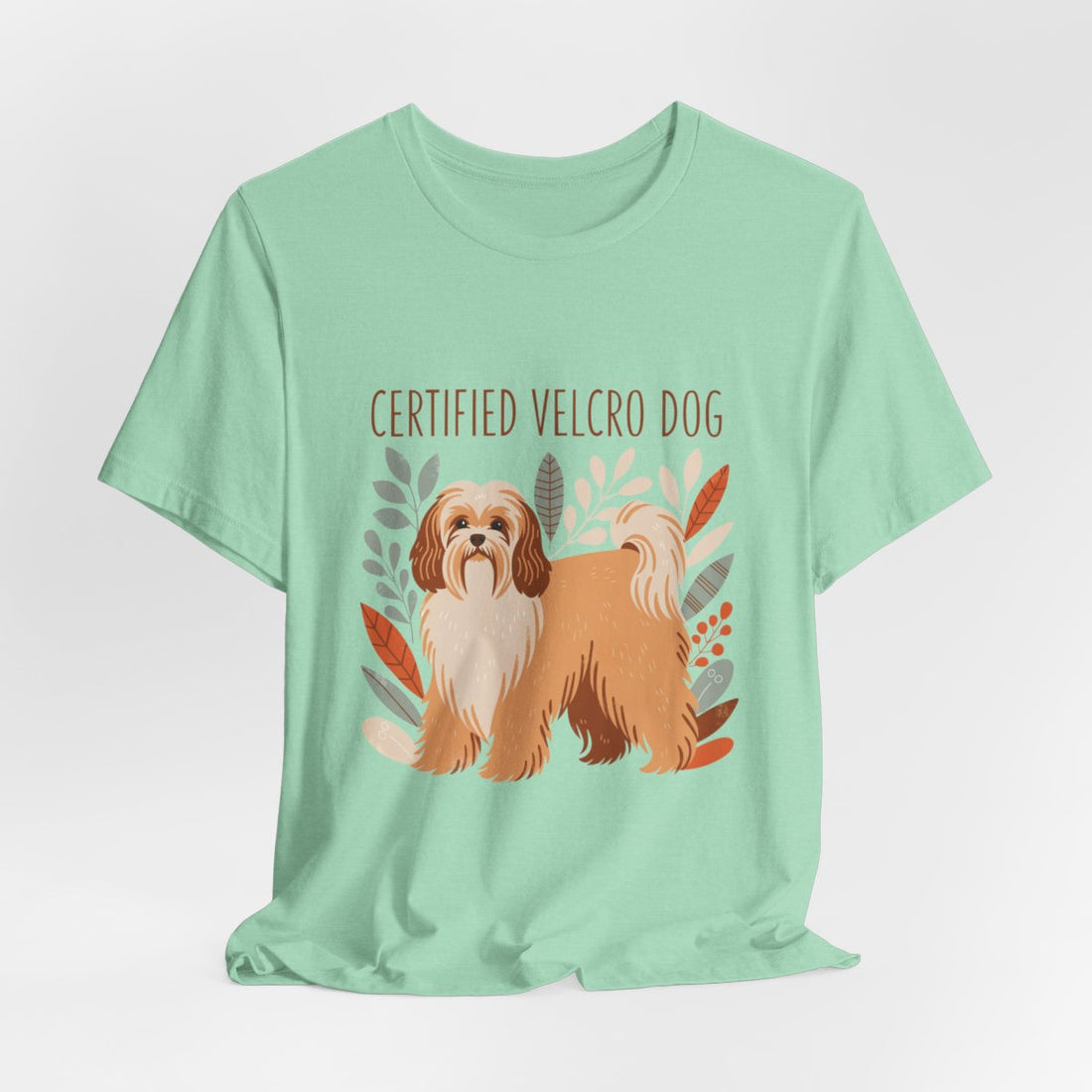 Heather Mint — Hanging | Havanese 'Certified Velcro Dog' Tee