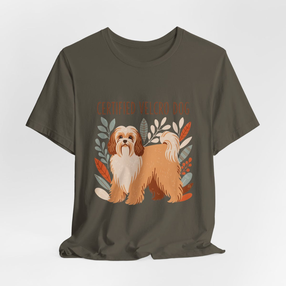 Army — Hanging | Havanese 'Certified Velcro Dog' Tee