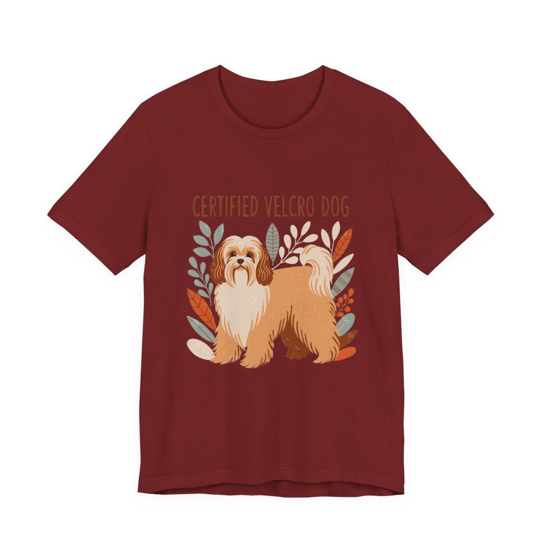 Cardinal — Front | Havanese 'Certified Velcro Dog' Tee