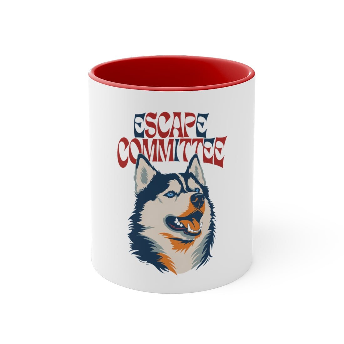 Red — Front | Husky Escape Committee Accent Mug
