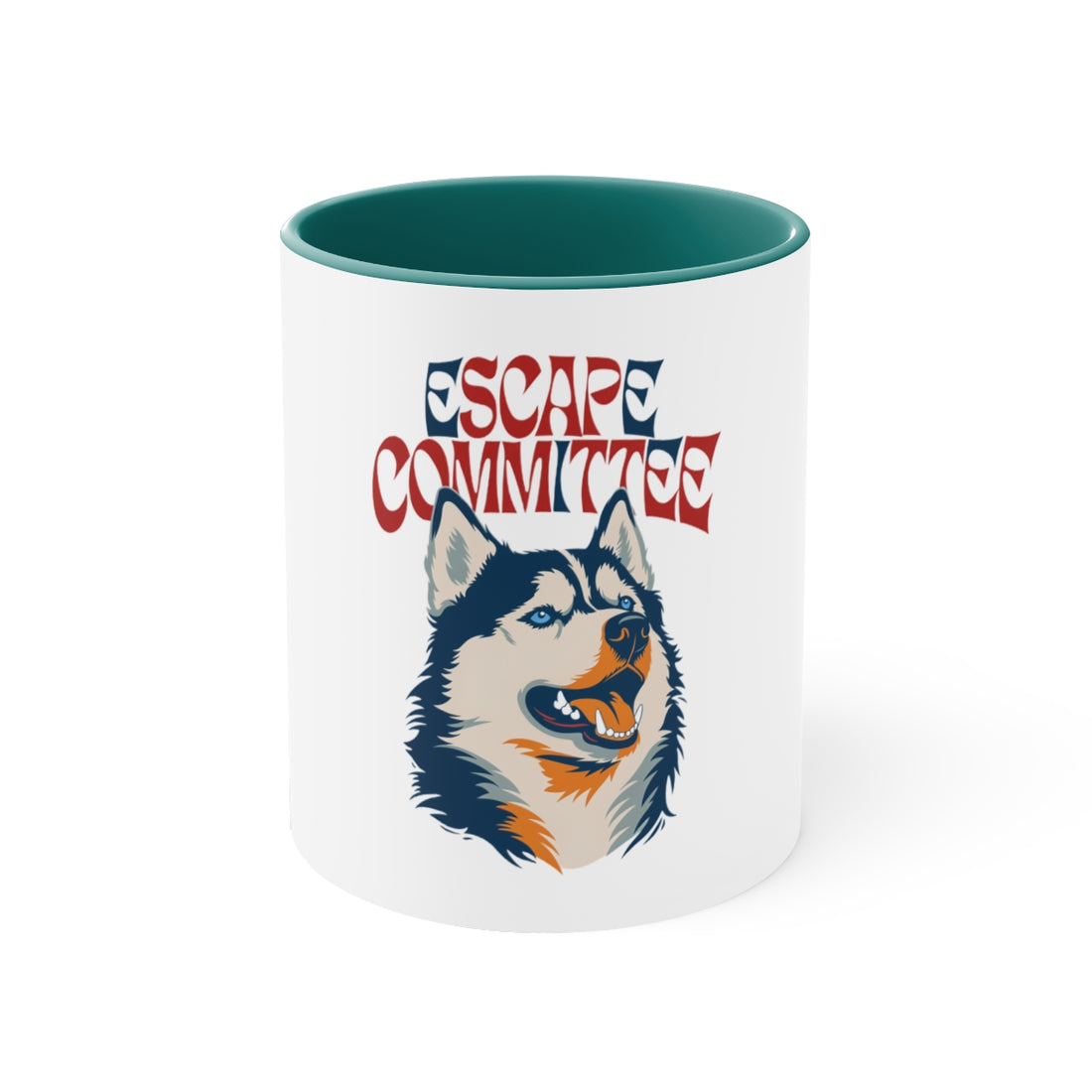 Green — Front | Husky Escape Committee Accent Mug