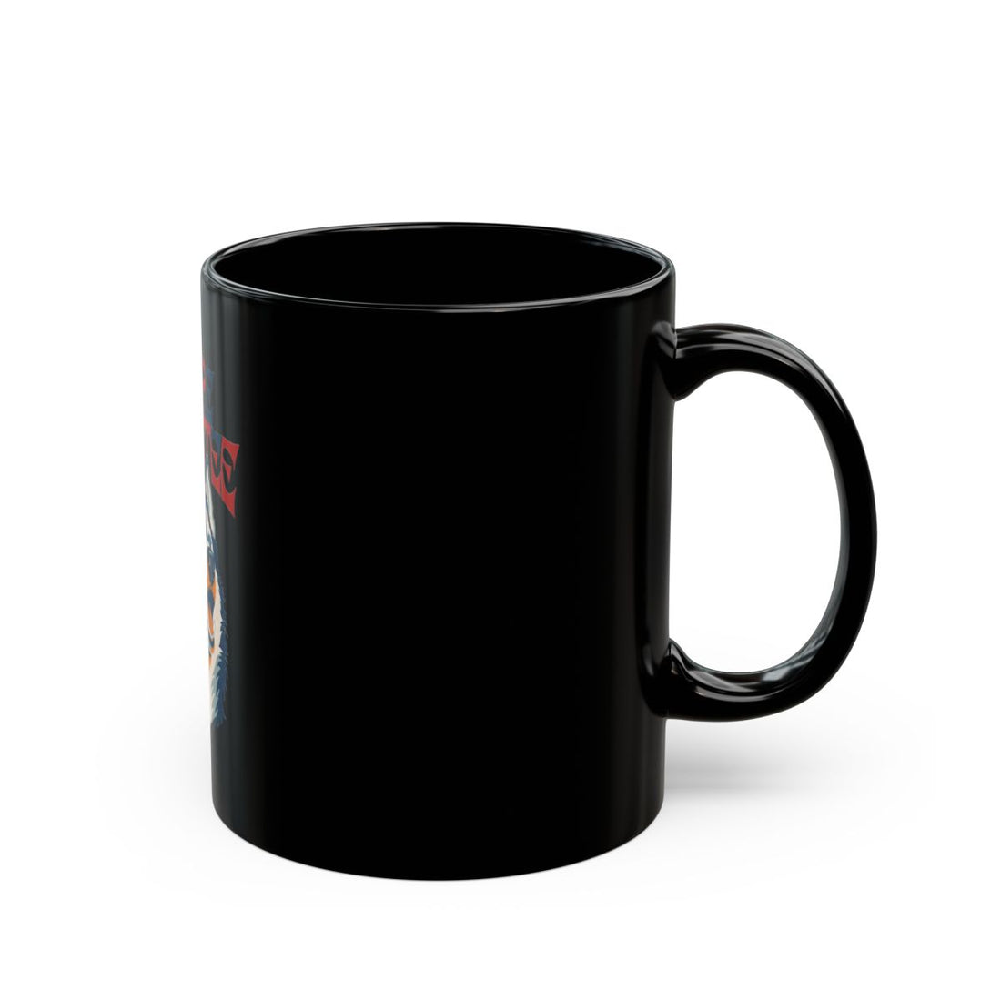 11oz — Right side | Husky Escape Committee Black Mug