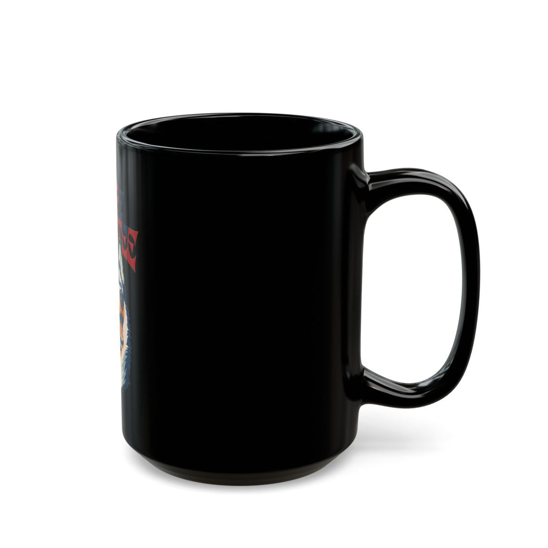 15oz — Right side | Husky Escape Committee Black Mug