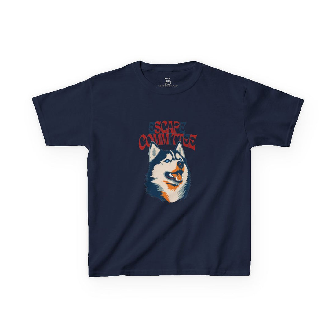 Navy — Front | Husky Escape Committee Kids Tee