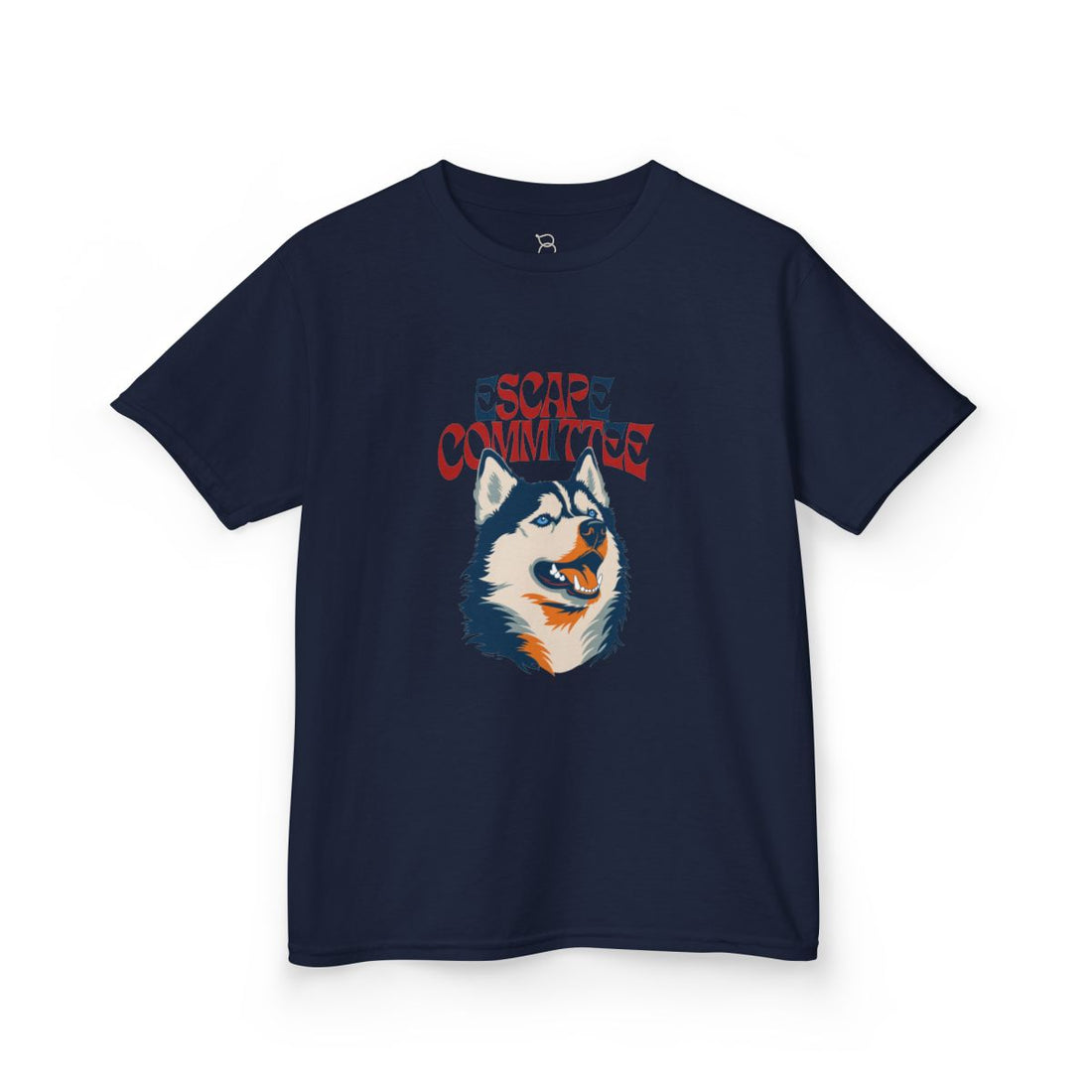 Navy — Front | Husky Escape Committee Kids Tee