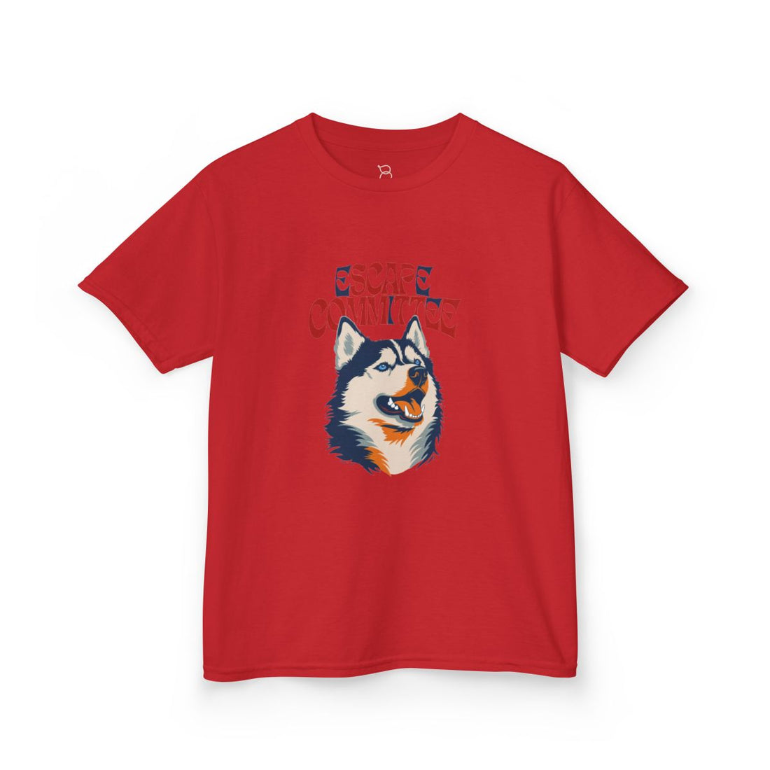 Red — Front | Husky Escape Committee Kids Tee