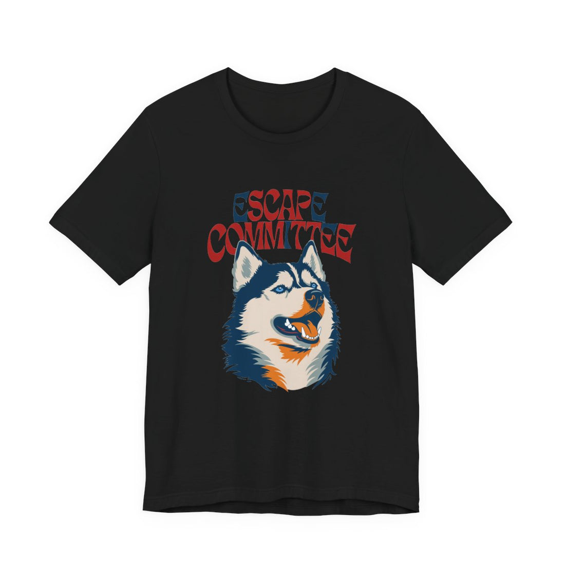 Black — Front | Husky Escape Committee Men's Tee