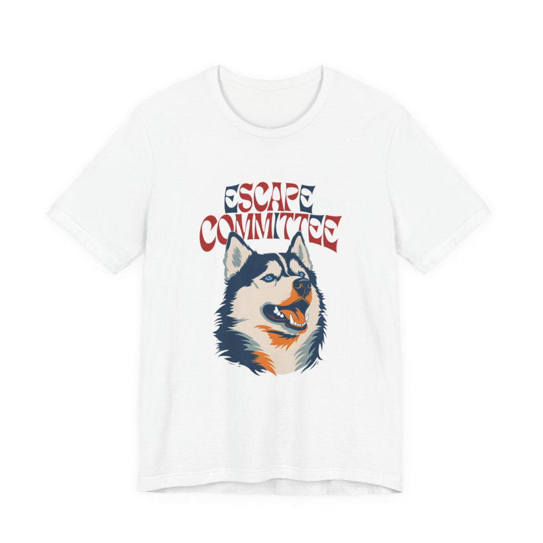 White — Front | Husky Escape Committee Men's Tee