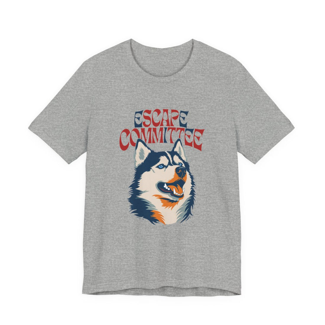 Athletic Heather — Front | Husky Escape Committee Men's Tee
