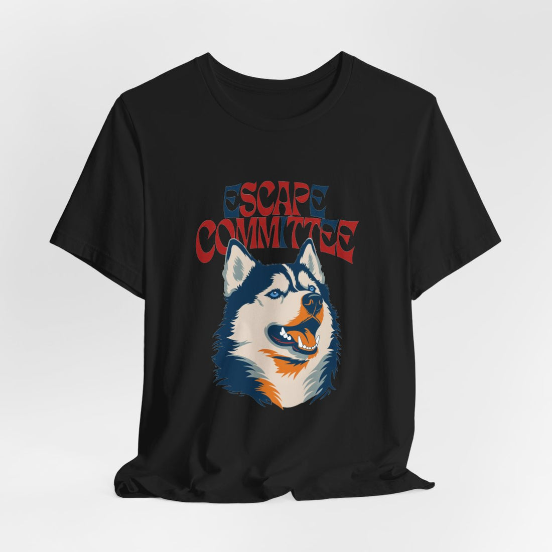 Black — Hanging | Husky Escape Committee Men's Tee