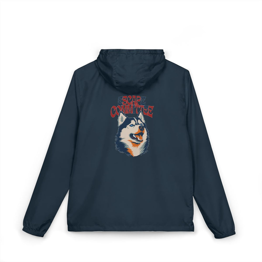 Classic Navy — Back | Husky Escape Committee Windbreaker