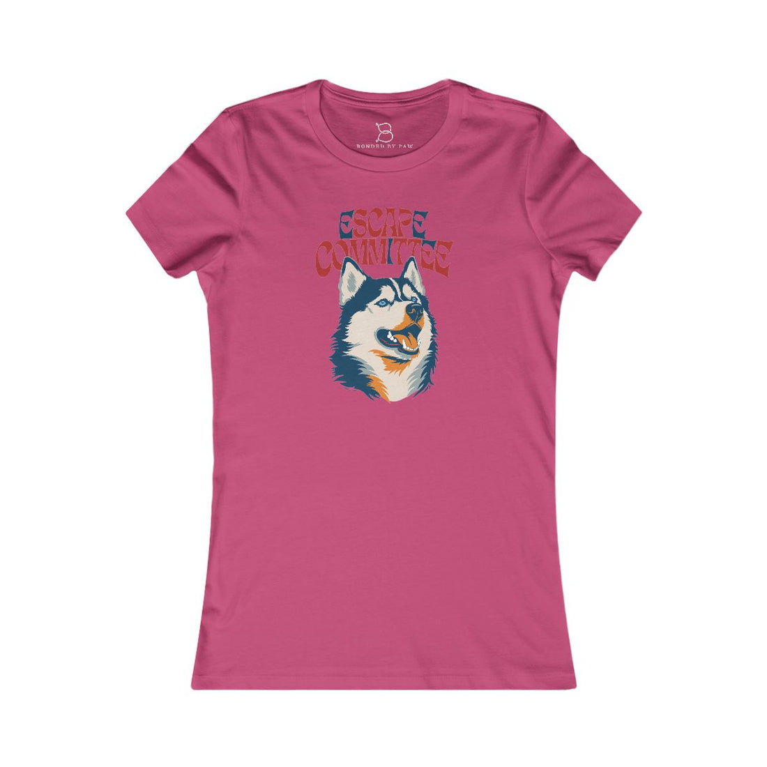Berry — Front | Husky Escape Committee Women's Tee