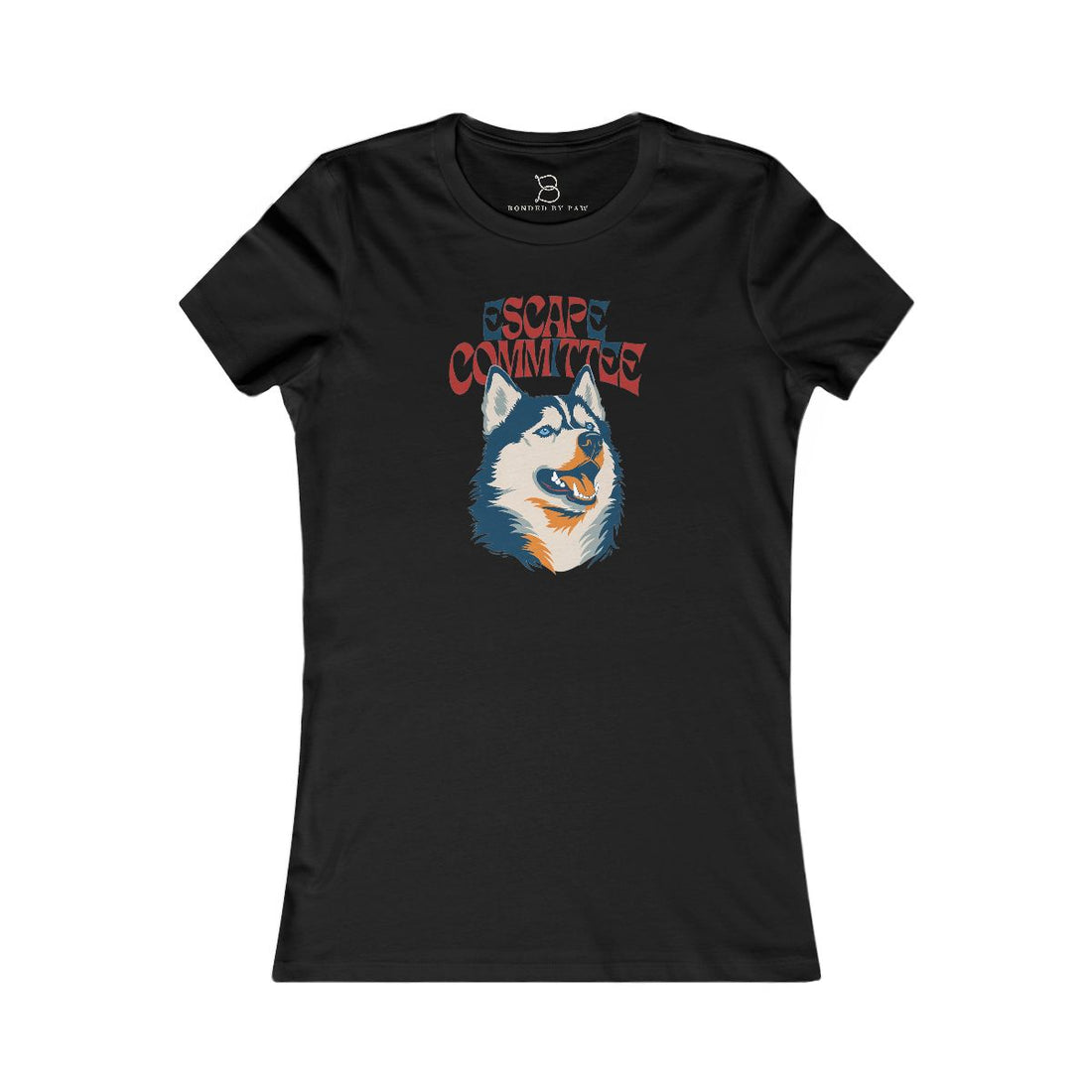 Black — Front | Husky Escape Committee Women's Tee