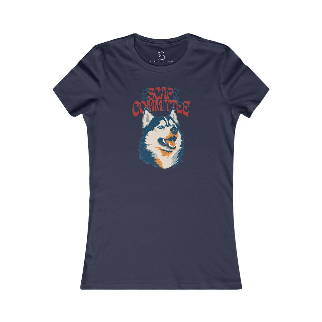 Navy — Front | Husky Escape Committee Women's Tee