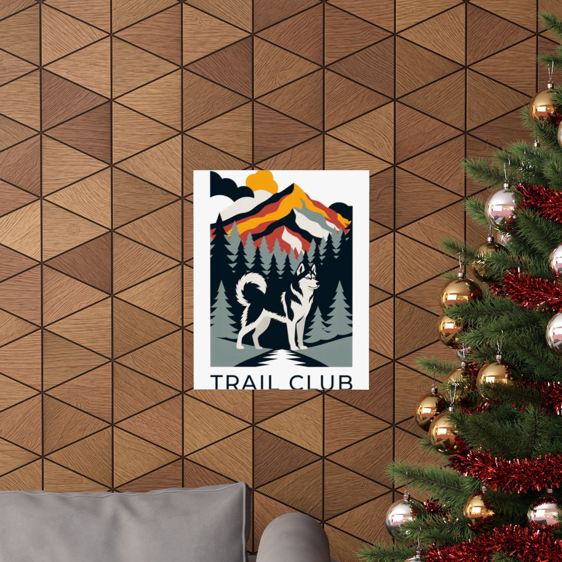 16″ x 20″ — Lifestyle | Husky Trail Club Wall Art Poster