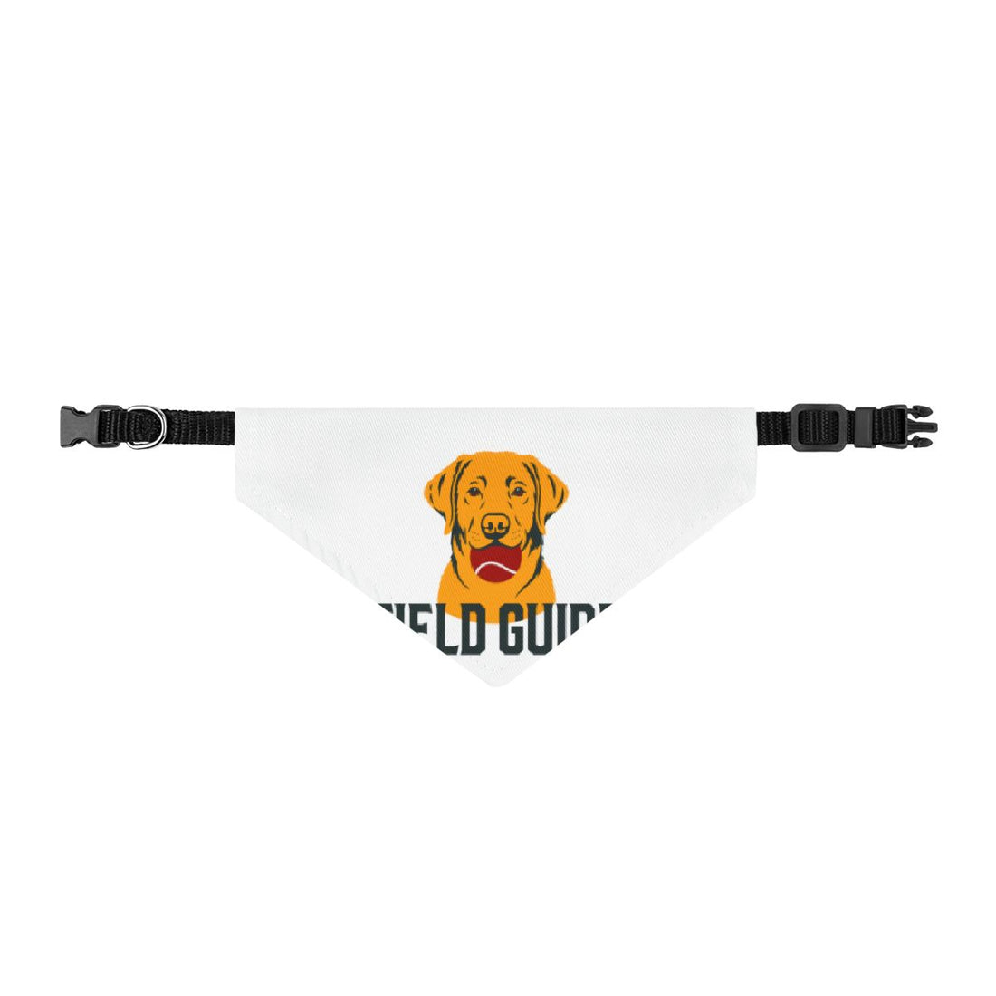 S — Front | Labrador Retriever Clip-On Bandana — Field Guide Art
