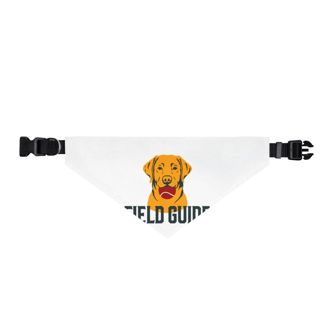 XL — Front | Labrador Retriever Clip-On Bandana — Field Guide Art
