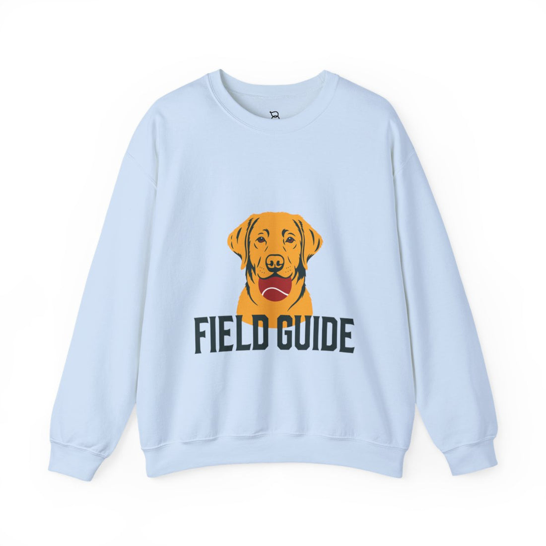 Light Blue — Front | Labrador Retriever Crewneck — Field Guide
