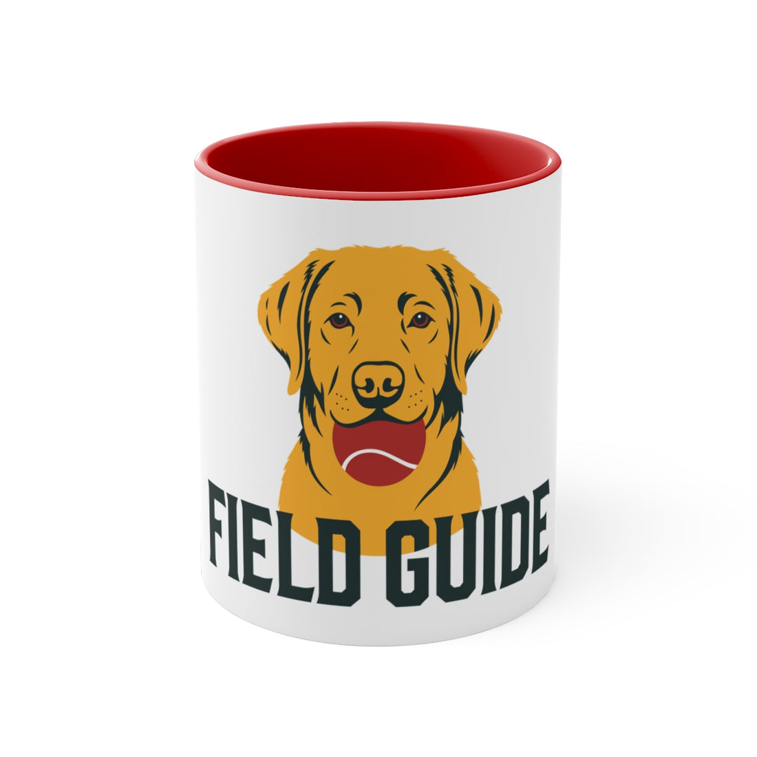Red — Front | Labrador Retriever Field Guide Accent Mug