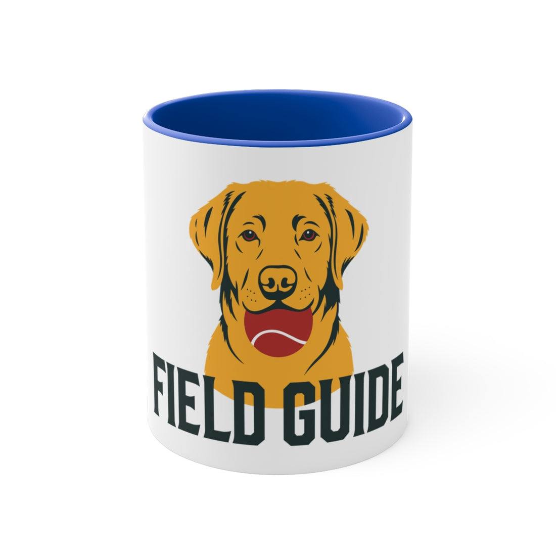Blue — Front | Labrador Retriever Field Guide Accent Mug