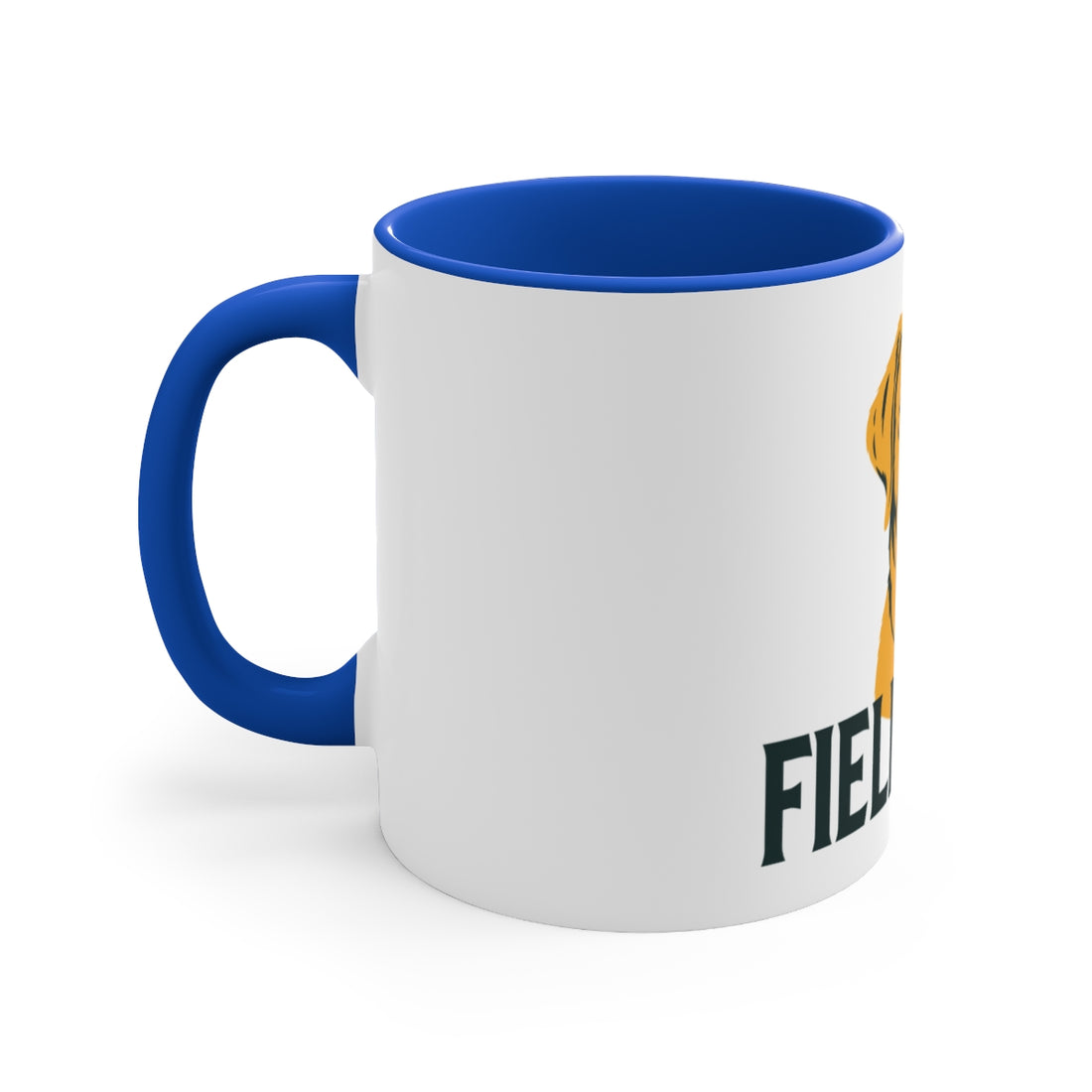 Blue — Left side | Labrador Retriever Field Guide Accent Mug