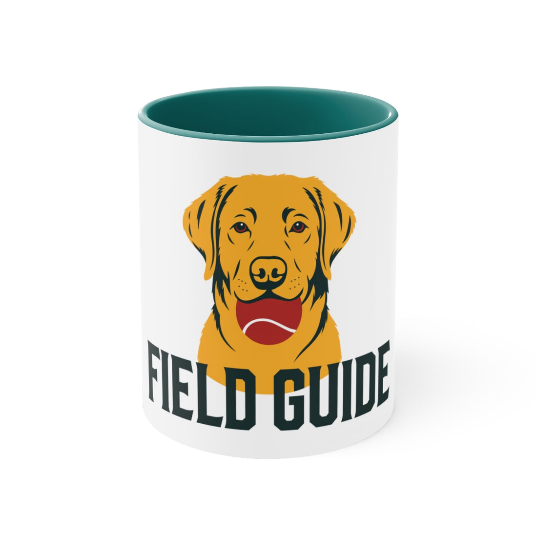 Green — Front | Labrador Retriever Field Guide Accent Mug