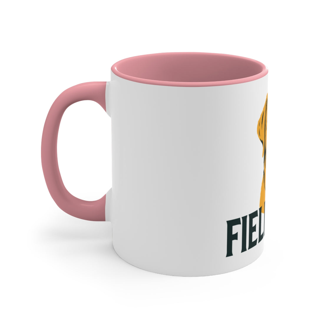 Pink — Left side | Labrador Retriever Field Guide Accent Mug