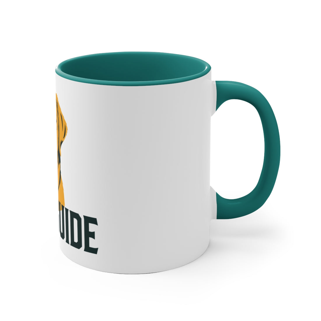 Green — Right side | Labrador Retriever Field Guide Accent Mug