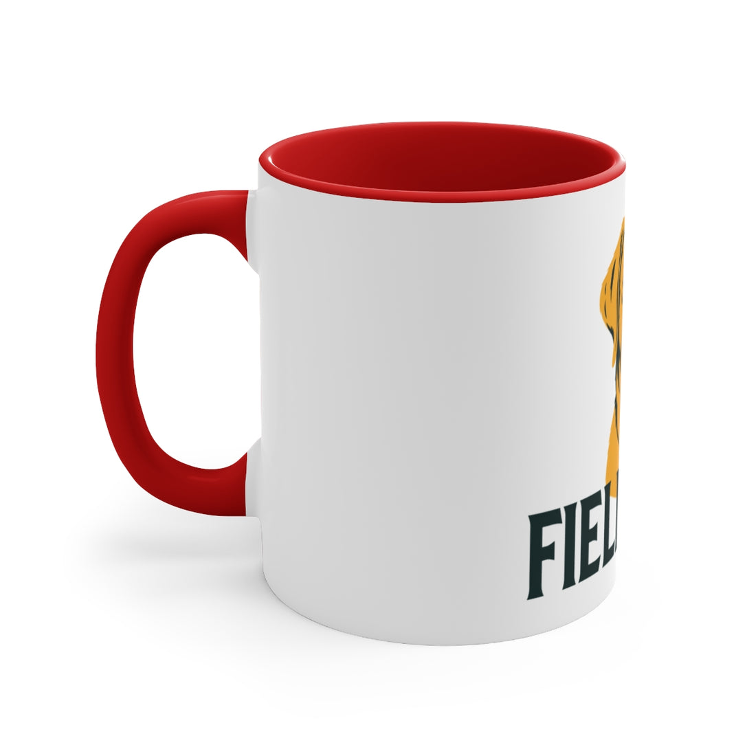 Red — Left side | Labrador Retriever Field Guide Accent Mug