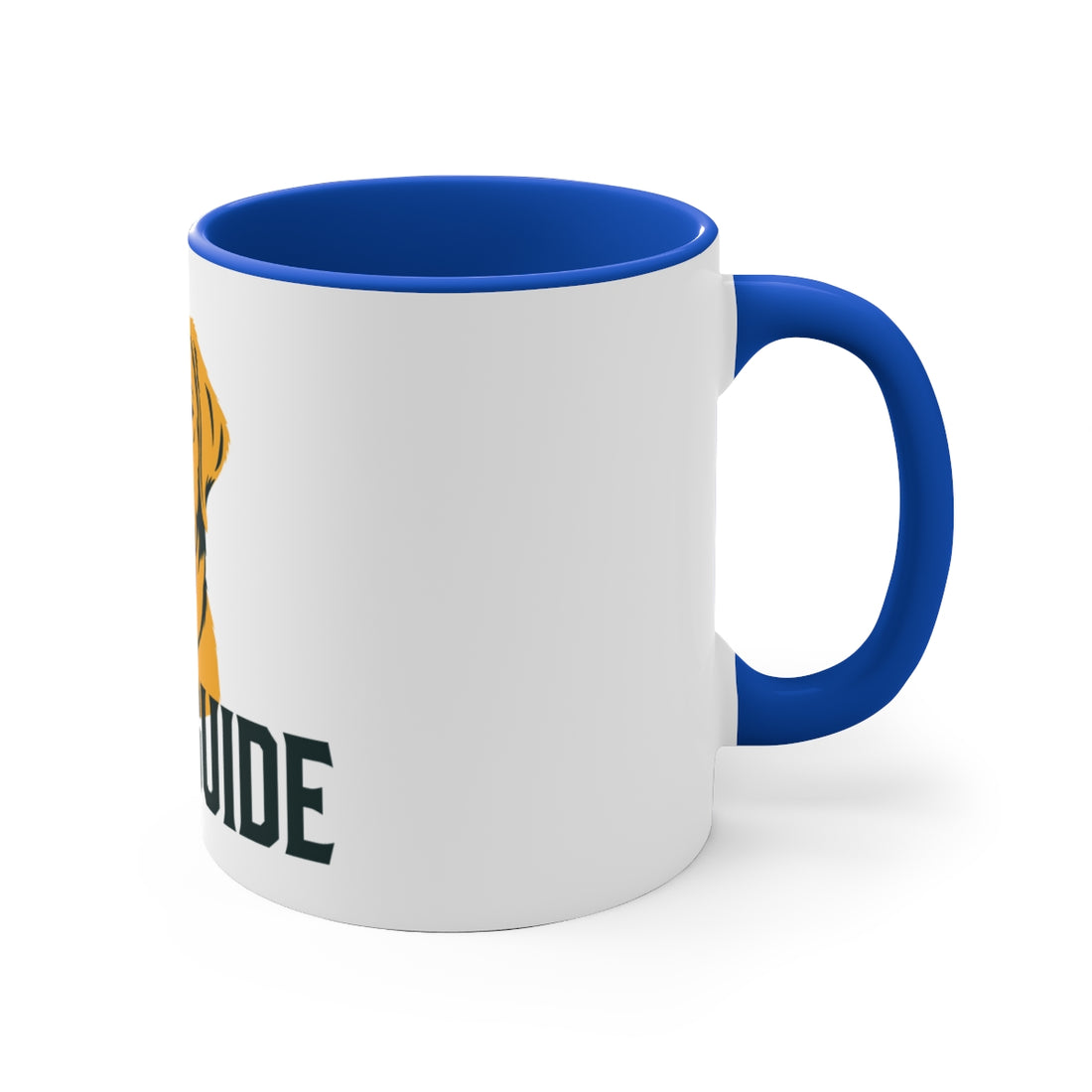Blue — Right side | Labrador Retriever Field Guide Accent Mug