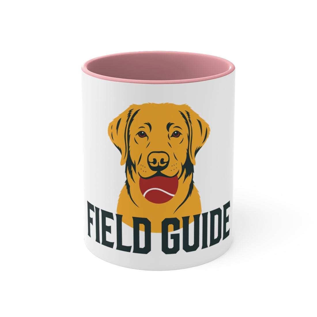 Pink — Front | Labrador Retriever Field Guide Accent Mug