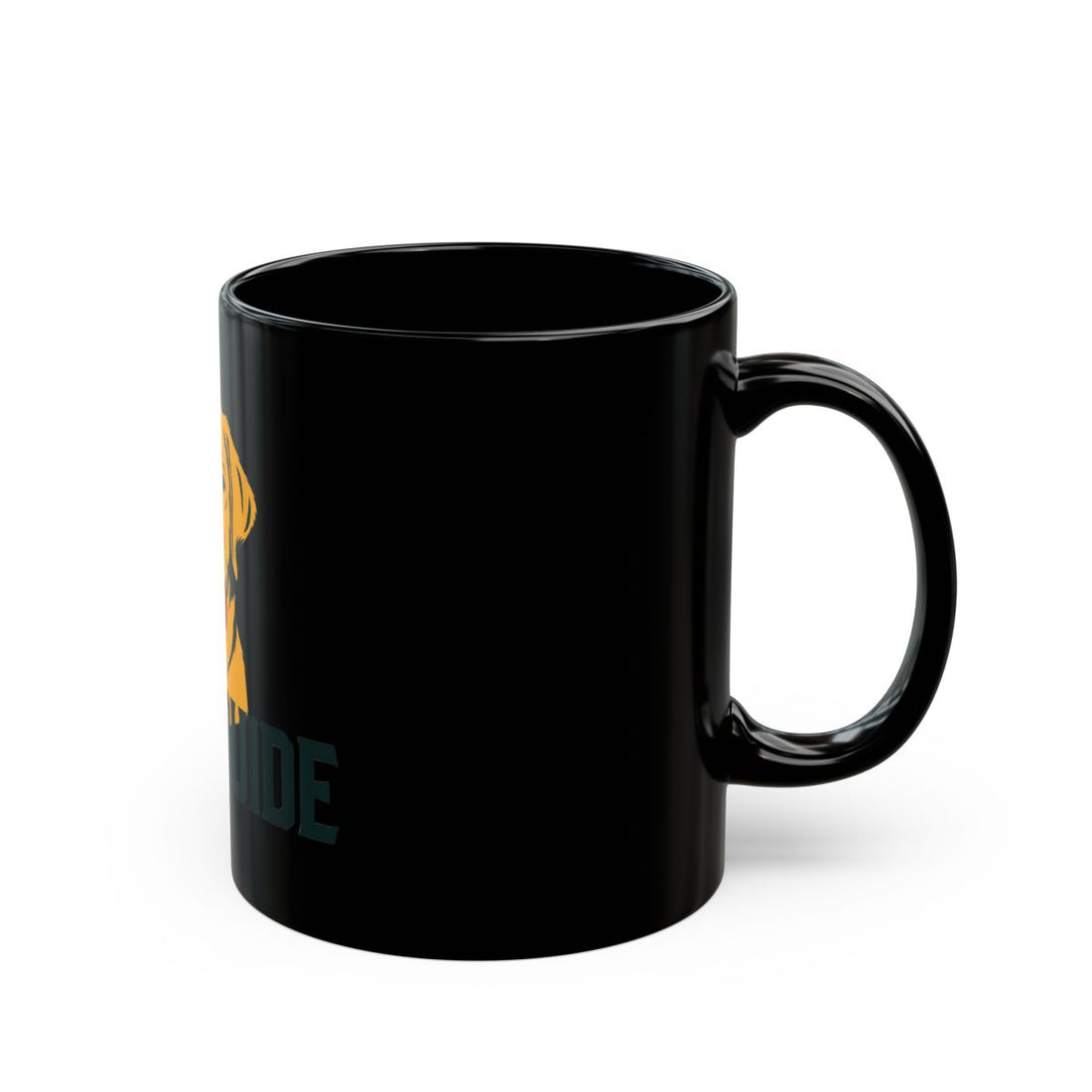 11oz — Right side | Labrador Retriever Field Guide — Black Mug