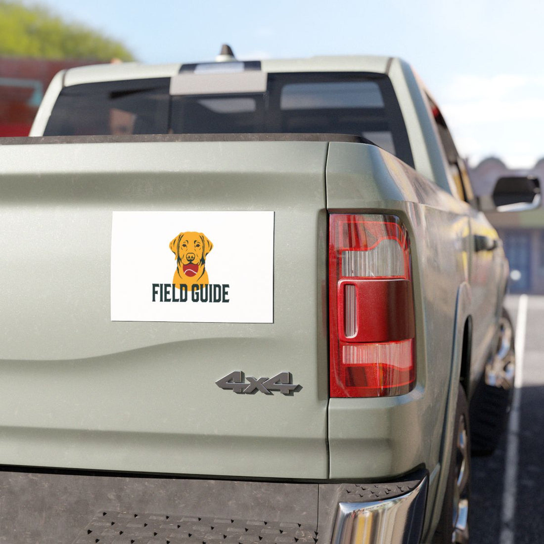 7.5'' × 4.5'' — Lifestyle | Labrador Retriever Field Guide Car Magnet