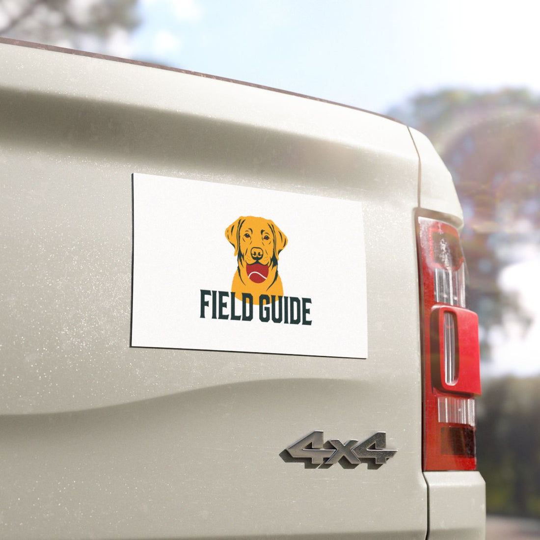7.5'' × 4.5'' — Detail | Labrador Retriever Field Guide Car Magnet