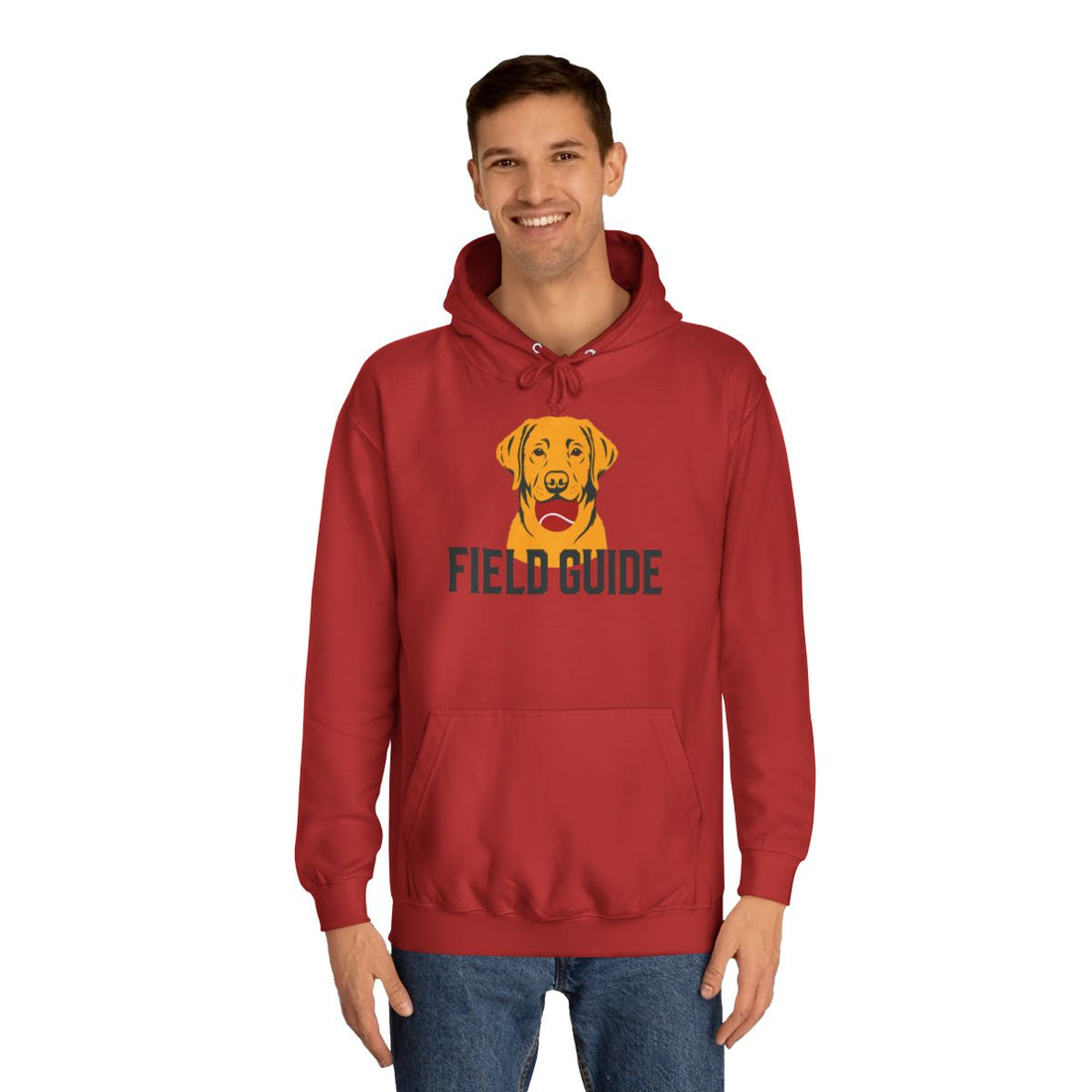 Fire Red — Lifestyle | Labrador Retriever Field Guide Hoodie