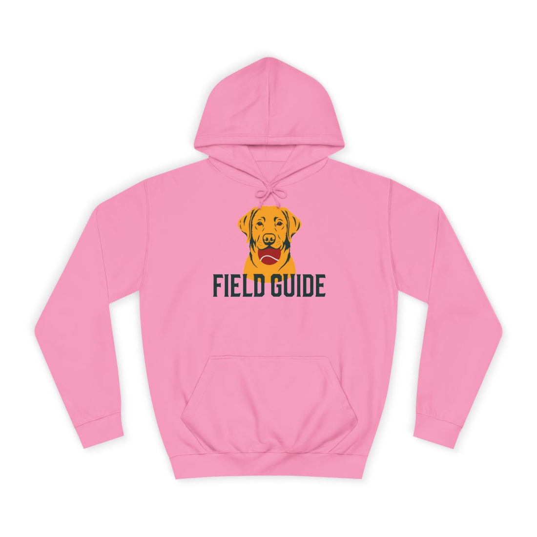 Candyfloss Pink — Front | Labrador Retriever Field Guide Hoodie